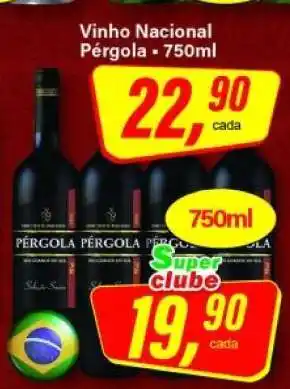 Rede Supermarket Vinho Nacional Pérgola - 750ml oferta