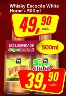 Rede Supermarket Whisky Escocês White Horse - 500ml oferta