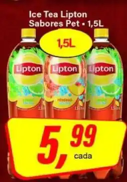 Rede Supermarket Ice Tea Lipton Sabores Pet oferta