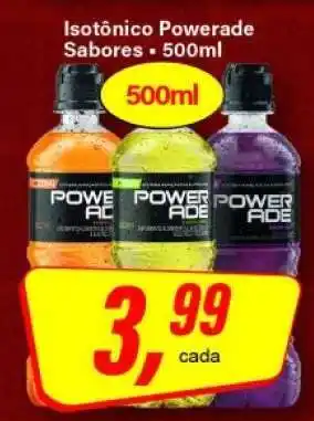 Rede Supermarket Isotônico Powerade Sabores oferta