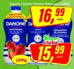 Rede Supermarket Iogurte Líquido Danone Sabores oferta