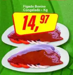 Rede Supermarket Fígado bovino congelado oferta