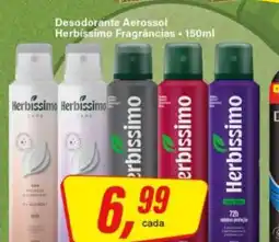 Rede Supermarket Desodorante Aerossol Herbíssimo oferta
