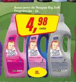 Rede Supermarket Amaciante de Roupas Big Soft Fragrâncias oferta