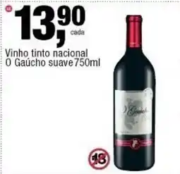 Frangolândia Vinho tinto nacional o gaúcho suave oferta