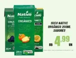 Violeta Supermercados suco native orgânico sabores oferta