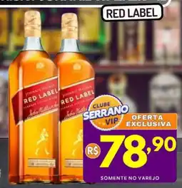 Serrano Supermercado johnnie walker red label oferta