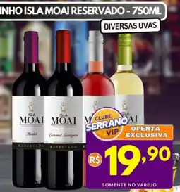 Serrano Supermercado vinho isla moai reservado oferta