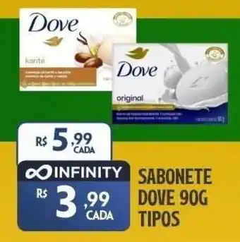 Sabonete dove 90g tipos