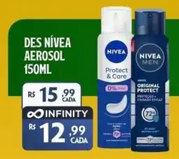 Preço & Cia Des nívea aerosol oferta