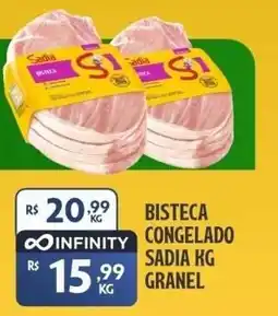 Preço & Cia Bisteca congelado sadia kg granel oferta