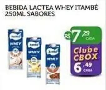 Bebida lactea whey itambé
