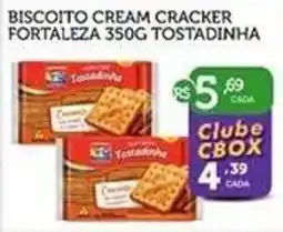 CenterBox Biscoito cream cracker fortaleza tostadinha oferta