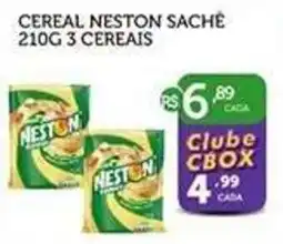CenterBox Cereal neston sachê 3 cereais oferta