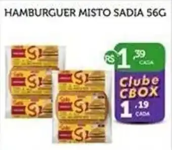 Hamburguer misto sadia