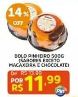 Pinheiro Supermercado Bolo pinheiro oferta