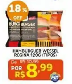 Pinheiro Supermercado Hambúrguer wessel regina 120g (tipos) oferta