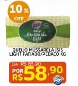 Pinheiro Supermercado Queijo mussarela isis light oferta