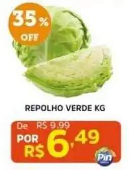 Pinheiro Supermercado repolho verde kg oferta