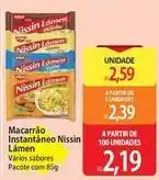 Atacadão Nissin - macarrão instantâneo lamen oferta