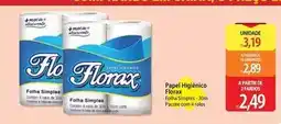 Atacadão Florax - papel higiénico oferta