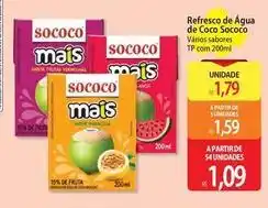Atacadão Sococo - refresco de água de coco oferta