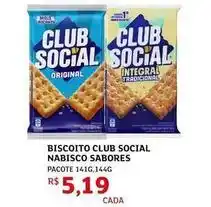 Assaí Atacadista Saborosas - biscoito club social nabisco oferta