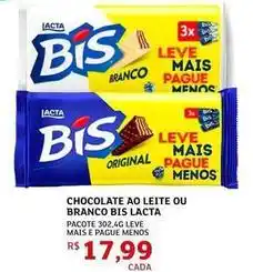 Assaí Atacadista Lacta - chocolate ao leite ou branco oferta