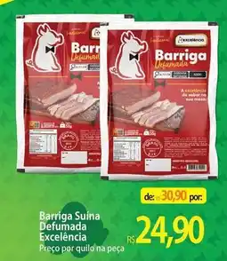 Atacadão Excelencia - barriga suína defumada oferta