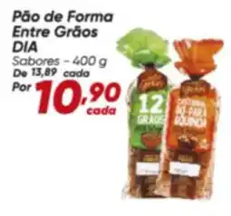Dia Pão de Forma Entre Grãos DIA oferta