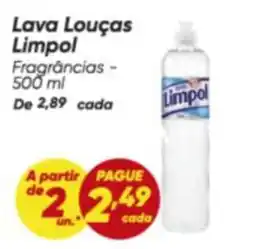 Dia Lava Louças Limpol Fragrâncias oferta