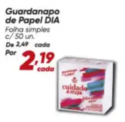 Dia Guardanapo de Papel Dia oferta