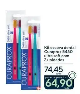 Drogaria Coop Kit escova dental Curaprox 5460 ultra soft oferta