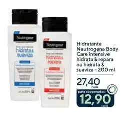 Drogaria Coop Hidratante Neutrogena Body Care intensive hidrata & repara ou hidrata & suaviza oferta
