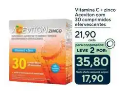 Drogaria Coop vitamina c + zinco aceviton oferta