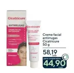 Drogaria Coop Creme facial antirrugas cicatricure oferta