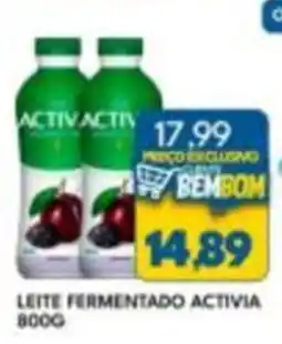Rancho Bom Supermercados Leite fermentado activia oferta