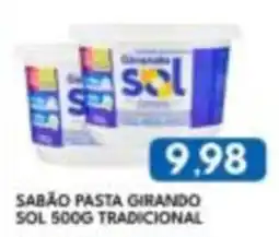 Rancho Bom Supermercados Sabão pasta girando sol tradicional oferta