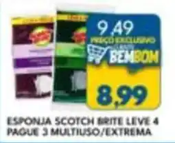 Rancho Bom Supermercados esponja scotch brite oferta