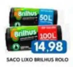 Rancho Bom Supermercados saco lixo brilhus rolo oferta