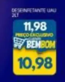 Rancho Bom Supermercados desinfetante luv oferta
