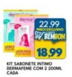 Rancho Bom Supermercados kit sabonete intimo dermafeme oferta