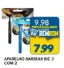 Rancho Bom Supermercados aparelho barbear bic 3 oferta
