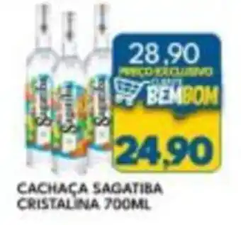 Rancho Bom Supermercados Cachaça Sagatiba Cristalina oferta