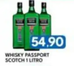 Rancho Bom Supermercados Whisky passport scotch 1 litro oferta