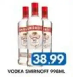 Rancho Bom Supermercados Vodka smirnoff oferta