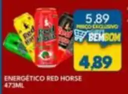 Rancho Bom Supermercados Energético red horse oferta