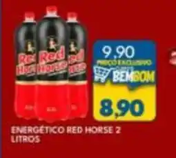 Rancho Bom Supermercados Energético red horse 2 litros oferta