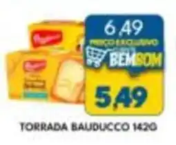 Rancho Bom Supermercados torrada bauducco oferta