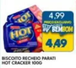 Rancho Bom Supermercados Biscoito recheio parati hot cracker oferta